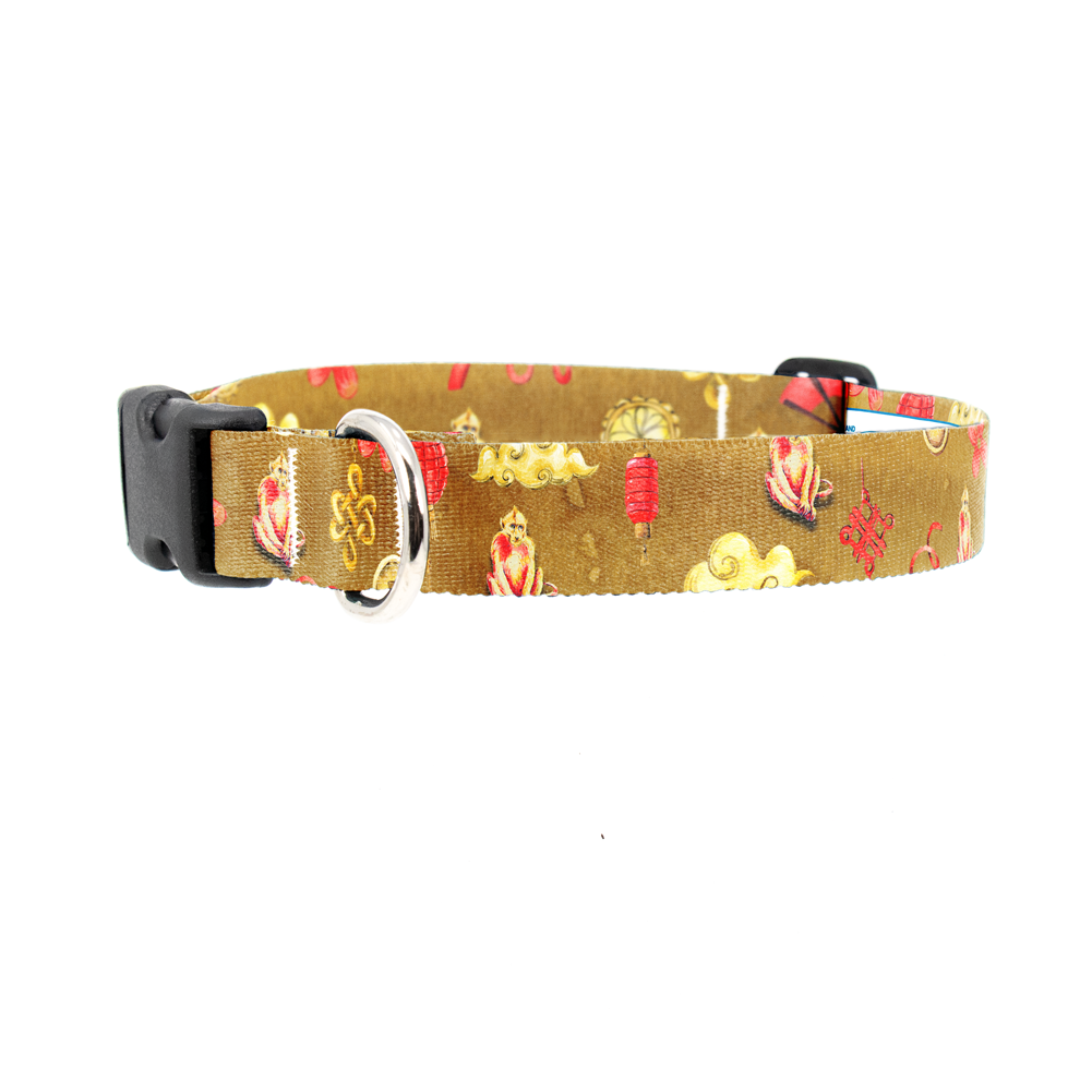 Zodiac Lunar Monkey Dog Collar - Made in USA