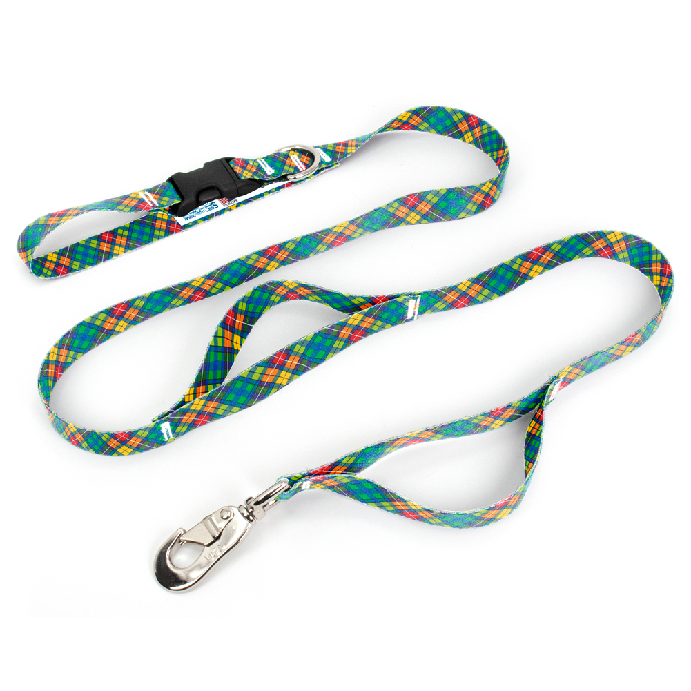 Buchanan Plaid Fab Grab Leash - Made in USA