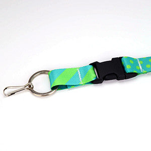 Buttonsmith Aqua Dots Lanyard - Made in USA - Buttonsmith Inc.