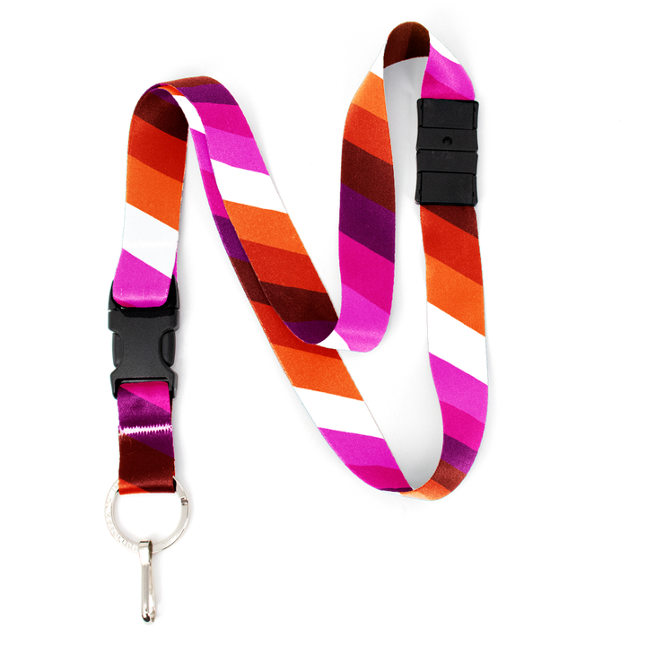 Pride Flag Premium and Breakaway Lanyards - Made in USA