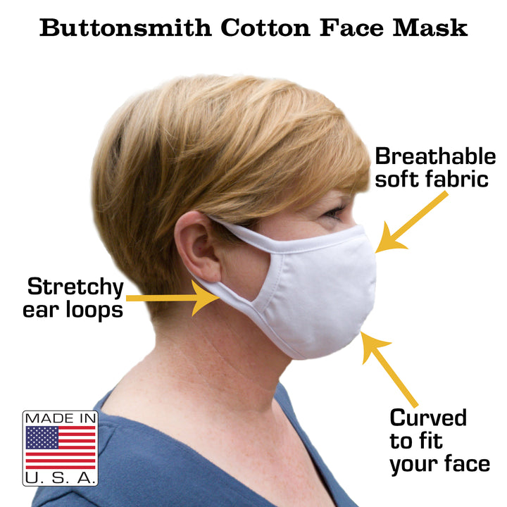 Buttonsmith Hokusai Canary & Peony Child Face Mask with Filter Pocket - Made in the USA - Buttonsmith Inc.