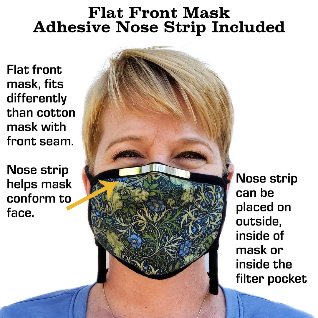 Buttonsmith Hologram Adult Adjustable Face Mask with Filter Pocket - Made in the USA - Buttonsmith Inc.