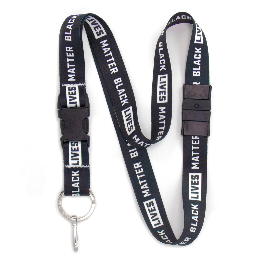 Buttonsmith Black Lives Matter Breakaway Lanyard Made in USA - Buttonsmith Inc.