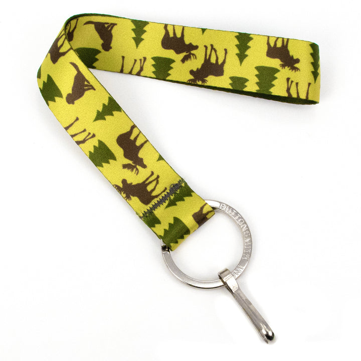 Buttonsmith Moose Woods Wristlet Lanyard Made in USA - Buttonsmith Inc.