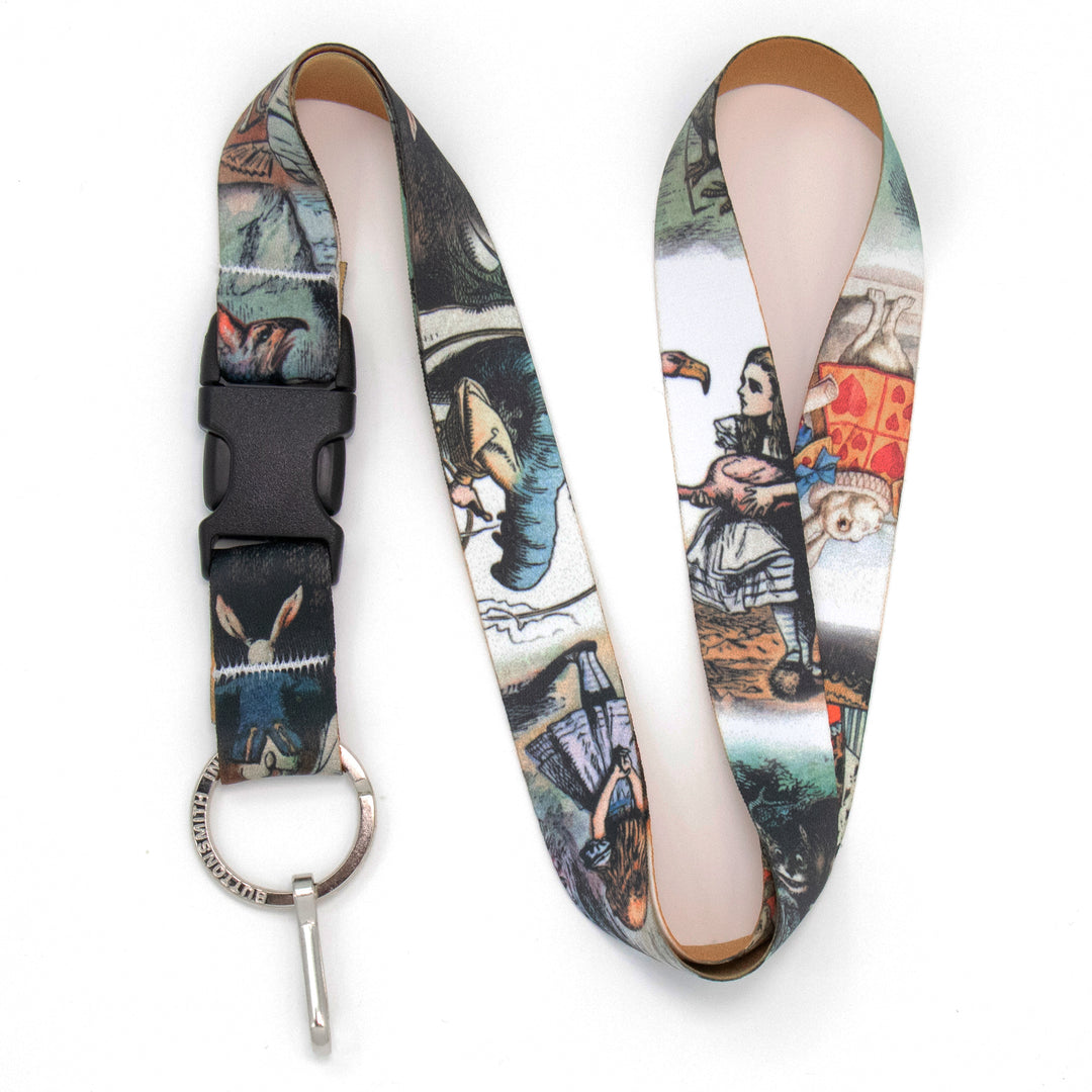 Buttonsmith Alice in Wonderland Lanyard - Made in USA - Buttonsmith Inc.