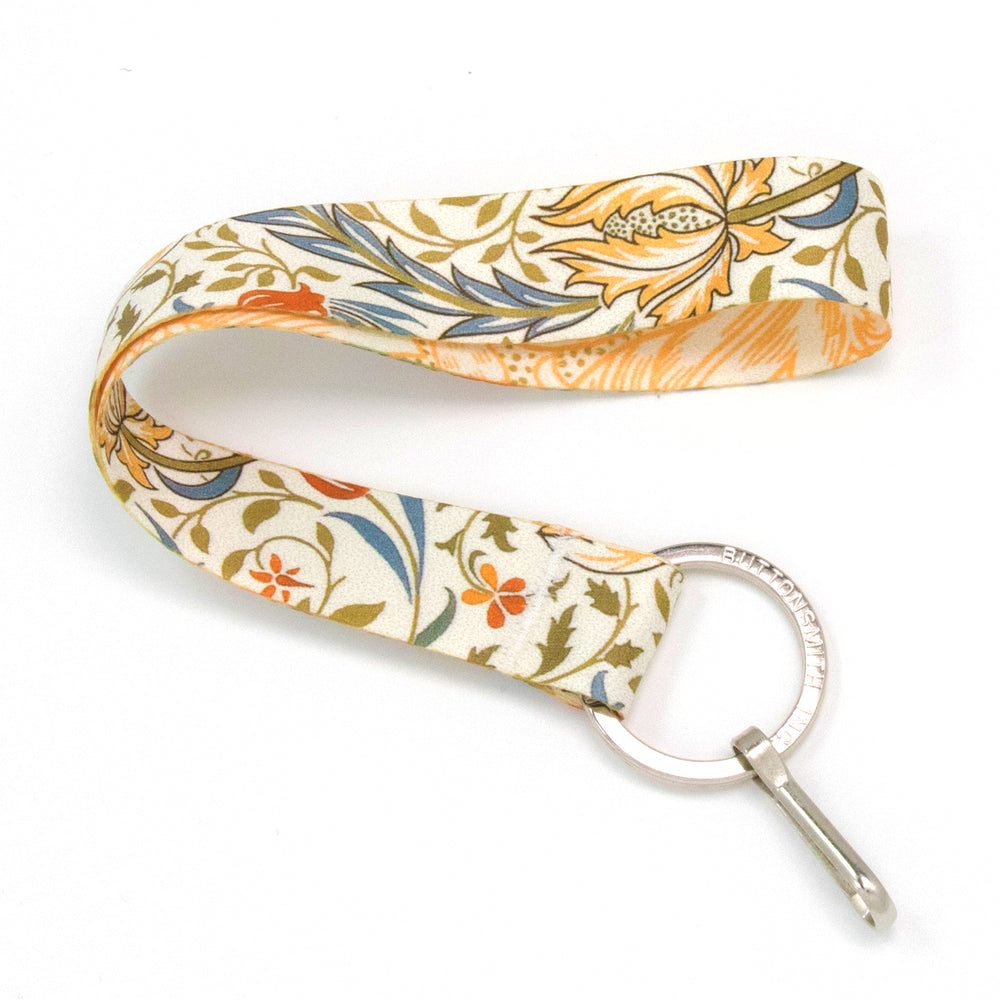 Buttonsmith Morris Flora Wristlet Lanyard - Made in USA - Buttonsmith Inc.