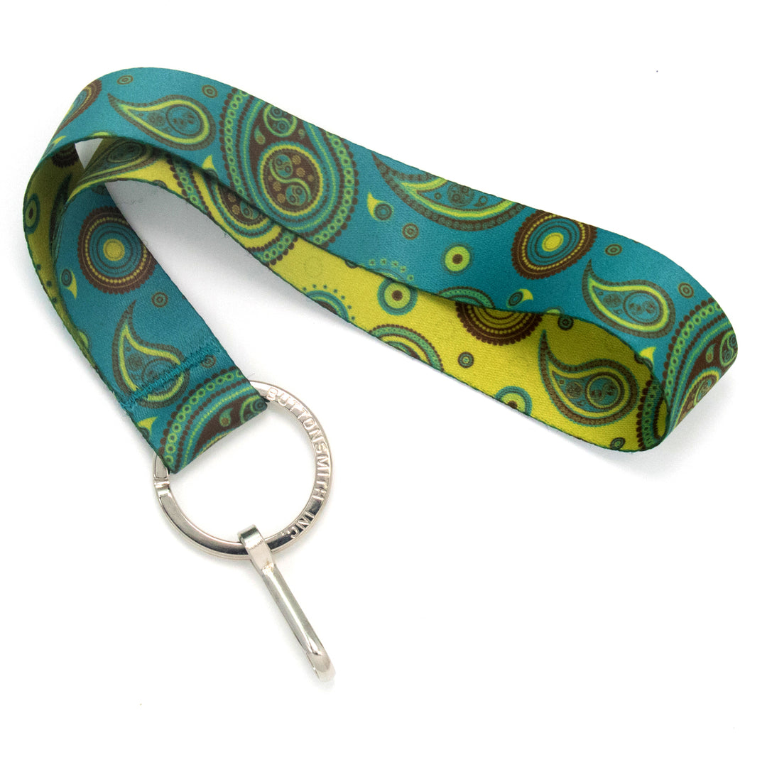 Buttonsmith Paisley Wristlet Lanyard Made in USA - Buttonsmith Inc.