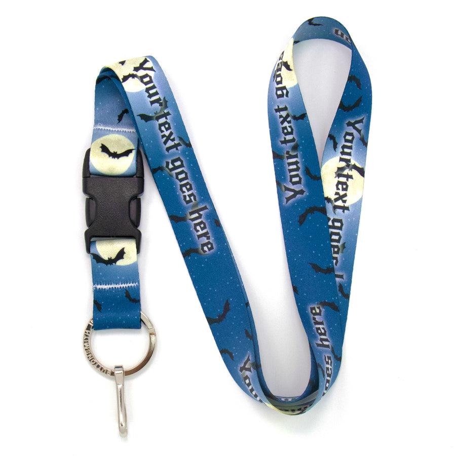 Buttonsmith Full Moon Halloween Custom Lanyard - Made in USA - Buttonsmith Inc.