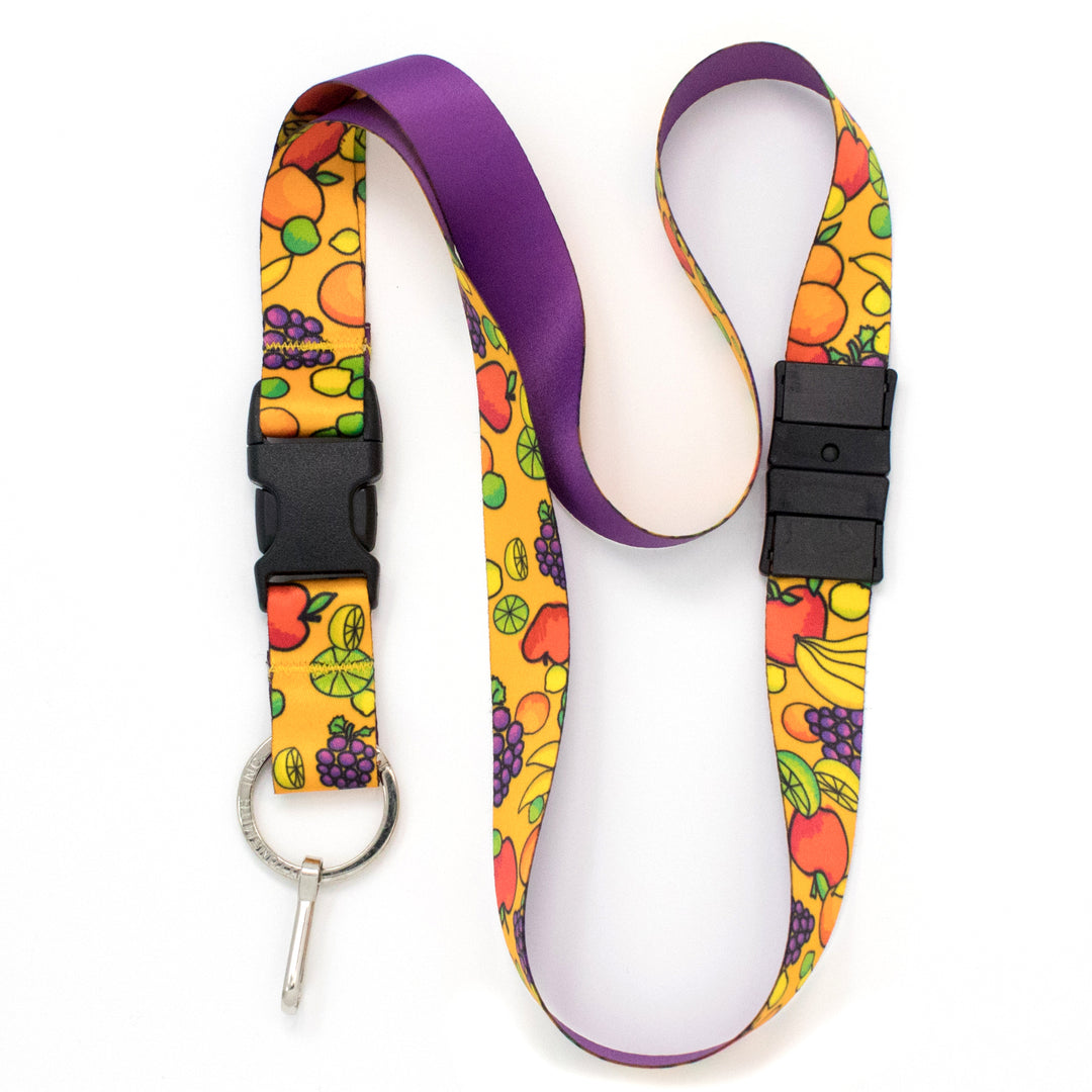 Buttonsmith Fruit Frenzy Breakaway Lanyard - Made in USA - Buttonsmith Inc.