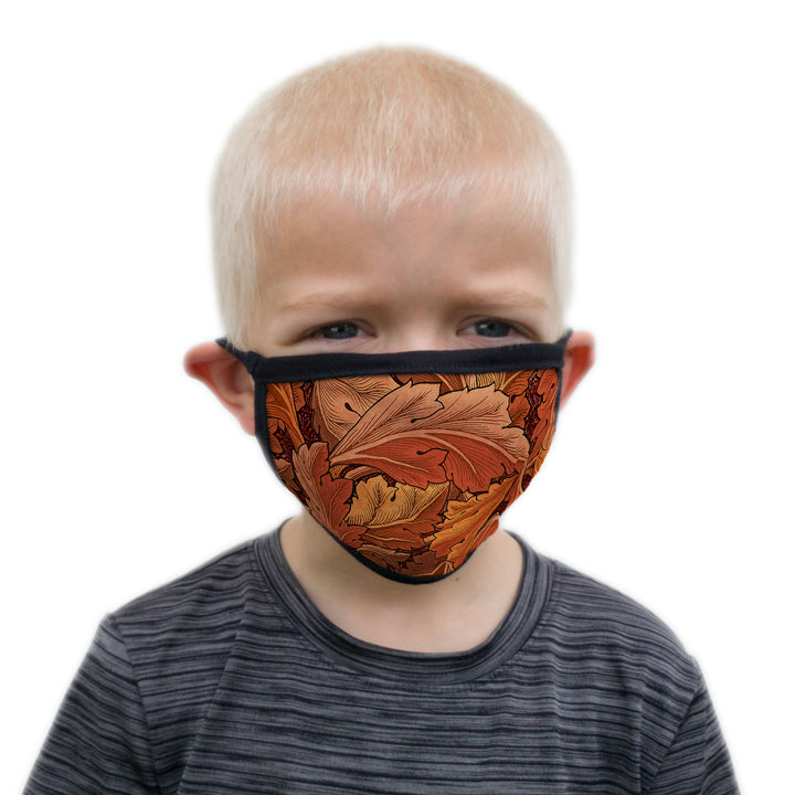 Buttonsmith William Morris Acanthus Child Face Mask with Filter Pocket - Made in the USA - Buttonsmith Inc.