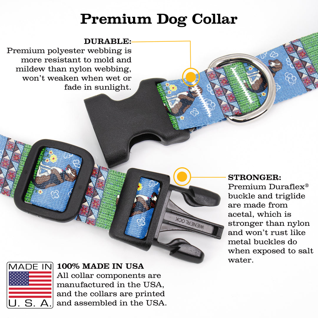 Buttonsmith McGovern Dog Dog Collar - Made in the USA - Buttonsmith Inc.