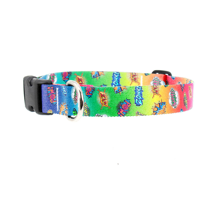 Buttonsmith Comix Dog Collar - Made in the USA - Buttonsmith Inc.