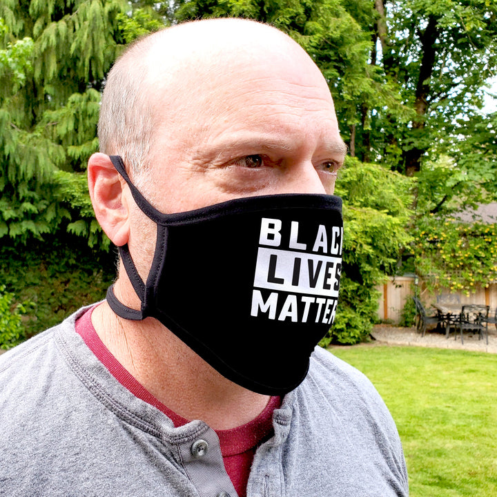 Buttonsmith Black Lives Matter Child Face Mask with Filter Pocket - Made in the USA - Buttonsmith Inc.