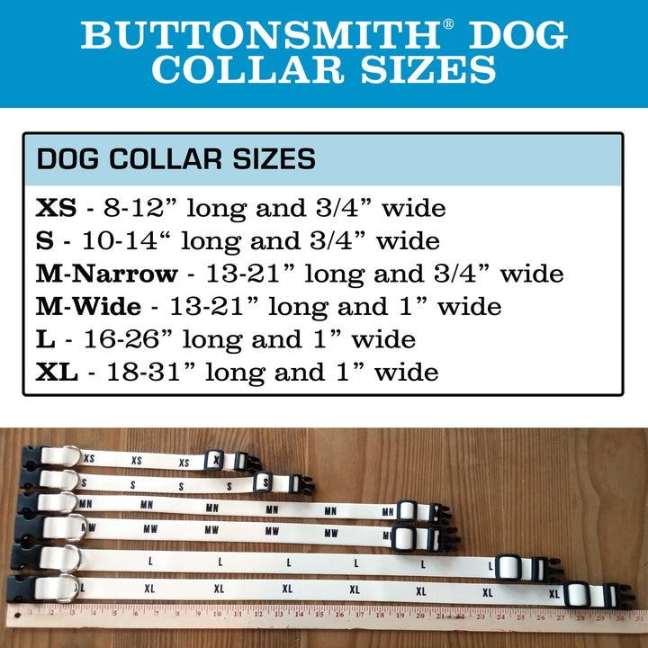 Buttonsmith Kitschy Sweater Dog Collar - Made in the USA - Buttonsmith Inc.