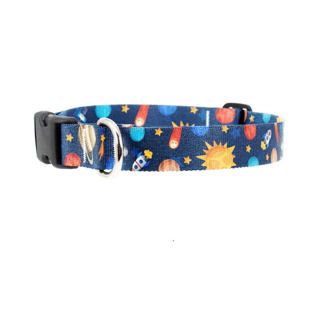 Buttonsmith Space Cadet Dog Collar - Made in the USA - Buttonsmith Inc.